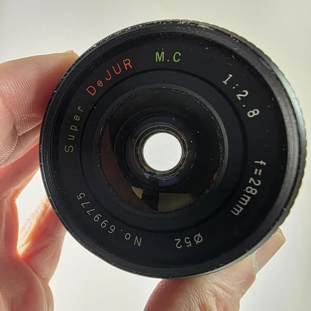 Super Dejur MC 1:2.8f 28MM Lens W/ Cap for Canon FD mount